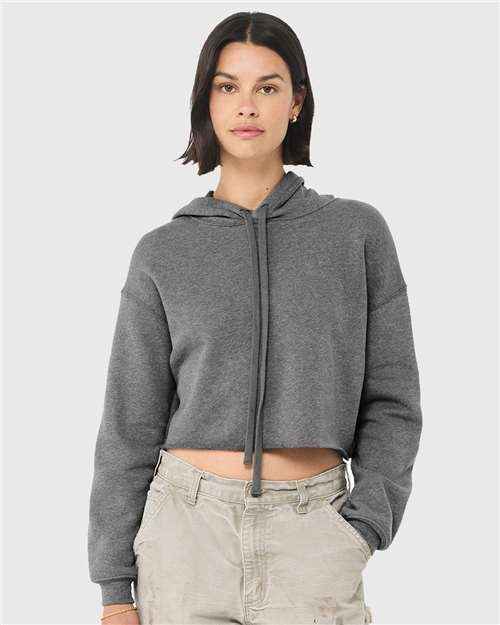 BELLA + CANVAS 7502 - Women's Crop Hoodie Sweatshirt