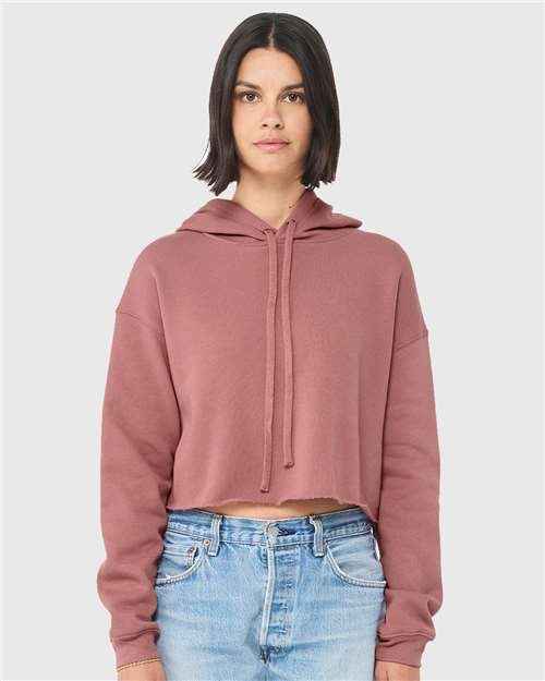BELLA + CANVAS 7502 - Women's Crop Hoodie Sweatshirt