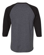 JERZEES 560RR - Premium Blend Ringspun Three-Quarter Sleeve Raglan Baseball T-Shirt JERZEES