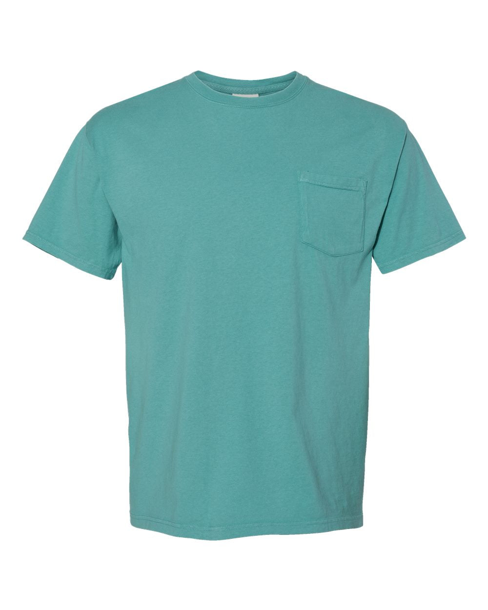 ComfortWash by Hanes GDH150 - Unisex Garment-Dyed Pocket T-Shirt — Spanish Moss (flat)