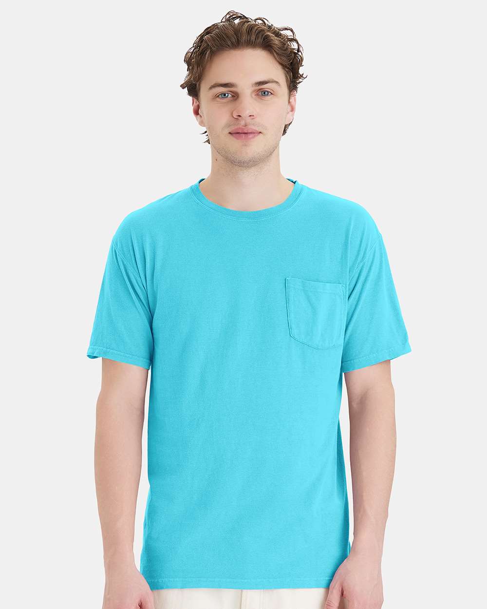ComfortWash by Hanes GDH150 - Unisex Garment-Dyed Pocket T-Shirt — Freshwater