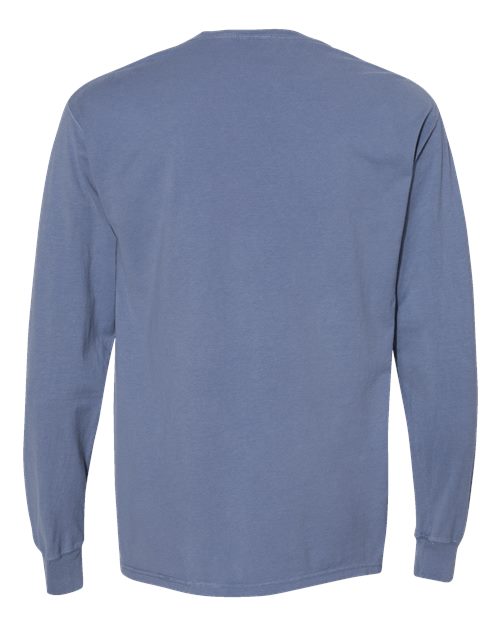 ComfortWash by Hanes GDH250 - Unisex Garment-Dyed Long Sleeve T-Shirt With a Pocket ComfortWash by Hanes
