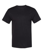 Hanes W110 - Unisex Workwear Pocket T-Shirt — Black (flat)