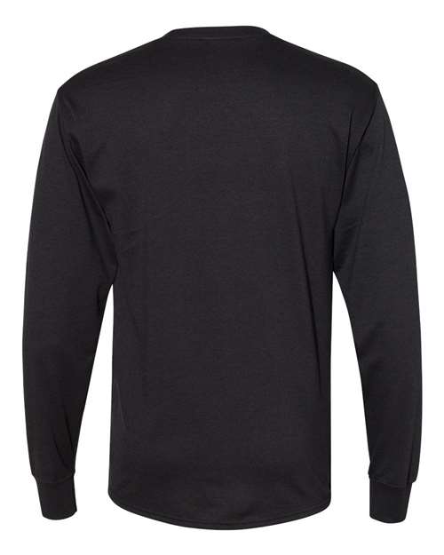 Hanes W120 - Unisex Workwear Long Sleeve Pocket T-Shirt Hanes