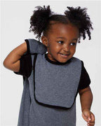 Rabbit Skins 1004 - Infant Contrast Trim Premium Jersey Bib