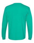 Comfort Colors 4410 - Unisex Garment-Dyed Heavyweight Long Sleeve Pocket T-Shirt - Island Green