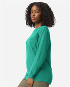 Comfort Colors 4410 - Unisex Garment-Dyed Heavyweight Long Sleeve Pocket T-Shirt - Island Green