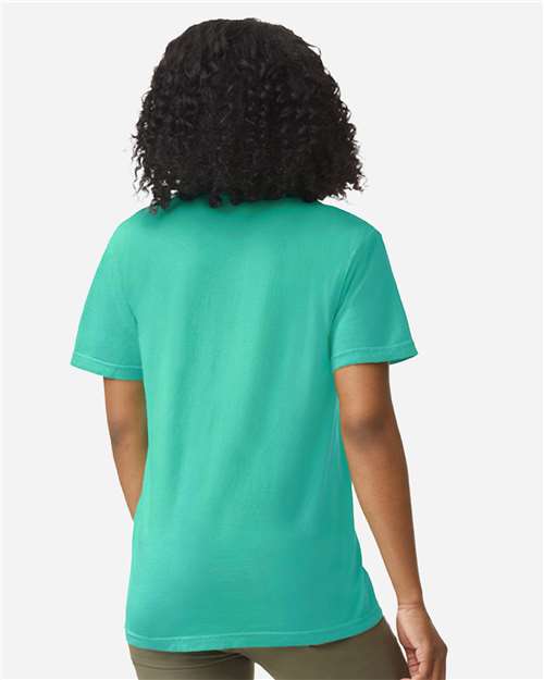 Comfort Colors 6030 - Unisex Garment-Dyed Heavyweight Pocket T-Shirt - Island Green