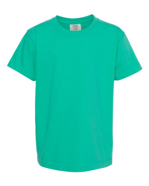 Comfort Colors 9018 - Youth Garment-Dyed Heavyweight T-Shirt - Island Green