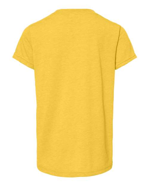 BELLA + CANVAS 3413Y - Youth Triblend Tee - Yellow Gold Triblend