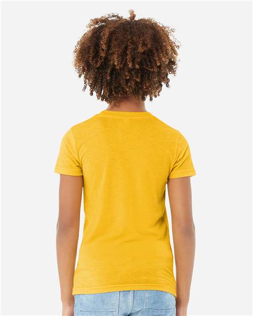 BELLA + CANVAS 3413Y - Youth Triblend Tee - Yellow Gold Triblend
