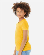 BELLA + CANVAS 3413Y - Youth Triblend Tee - Yellow Gold Triblend
