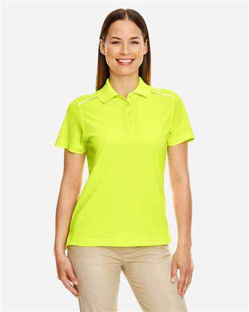 CORE365 78181R - Women's Radiant Performance Piqué Polo with Reflective Piping