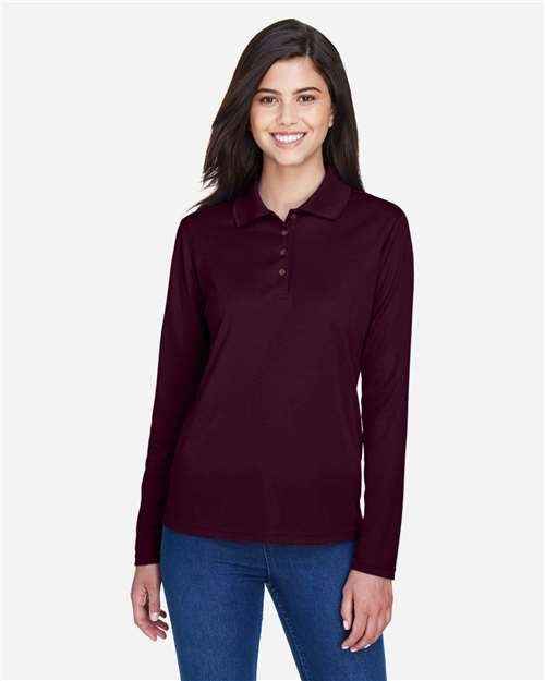 CORE365 78192 - Women's Pinnacle Performance Long Sleeve Piqué Polo