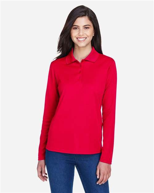 CORE365 78192 - Women's Pinnacle Performance Long Sleeve Piqué Polo CORE365