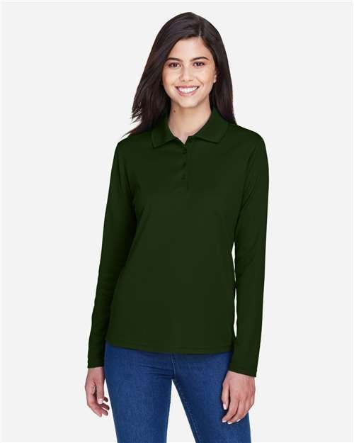 CORE365 78192 - Women's Pinnacle Performance Long Sleeve Piqué Polo CORE365