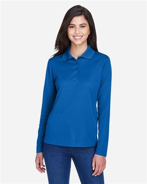 CORE365 78192 - Women's Pinnacle Performance Long Sleeve Piqué Polo CORE365