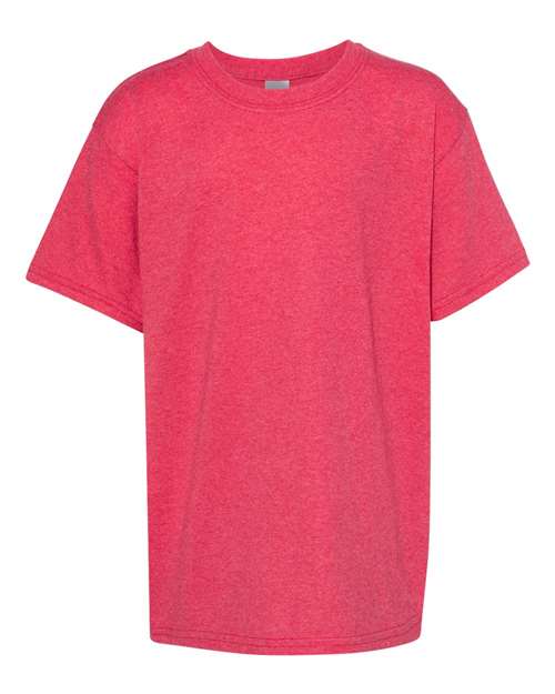 Gildan 5000B - Youth Heavy CottonTM T-Shirt - Heather Red