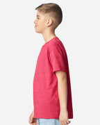 Gildan 5000B - Youth Heavy CottonTM T-Shirt - Heather Red