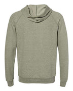 JERZEES 90MR - Unisex Snow Heather French Terry Raglan Hooded Sweatshirt JERZEES