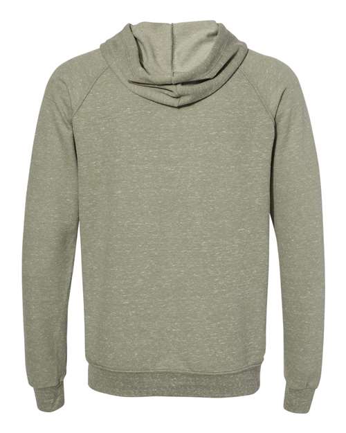 JERZEES 90MR - Unisex Snow Heather French Terry Raglan Hooded Sweatshirt JERZEES