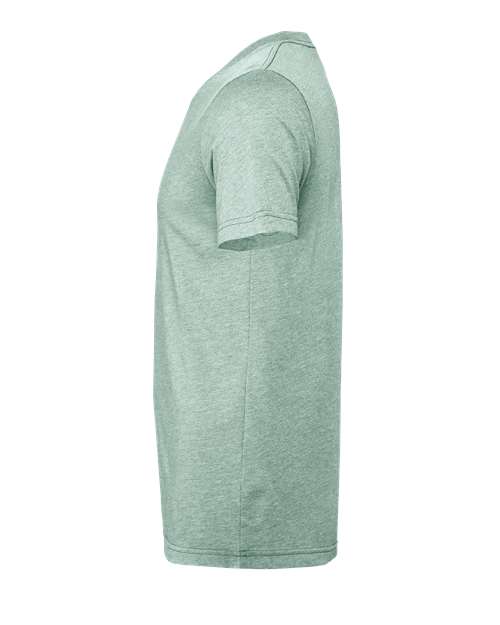 BELLA + CANVAS 3001CVC - CVC Jersey Tee - Heather Prism Dusty Blue