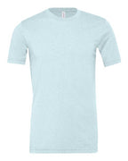 BELLA + CANVAS 3001CVC - CVC Jersey Tee - Heather Prism Ice Blue