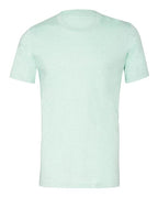 BELLA + CANVAS 3001CVC - CVC Jersey Tee - Heather Prism Mint