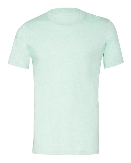 BELLA + CANVAS 3001CVC - CVC Jersey Tee - Heather Prism Mint