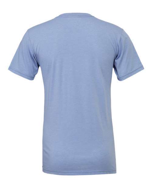 BELLA + CANVAS 3001CVC - CVC Jersey Tee - Heather Blue