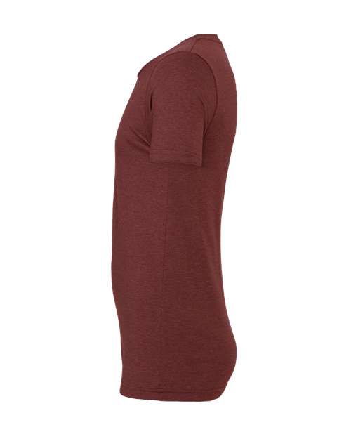 BELLA + CANVAS 3001CVC - CVC Jersey Tee - Heather Cardinal