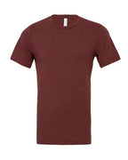 BELLA + CANVAS 3001CVC - CVC Jersey Tee - Heather Cardinal