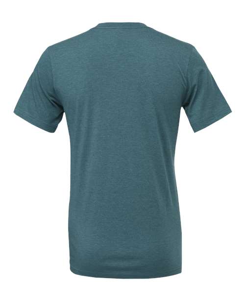 BELLA + CANVAS 3001CVC - CVC Jersey Tee - Heather Deep Teal