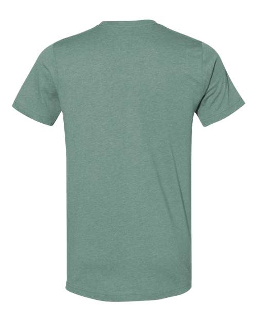 BELLA + CANVAS 3001CVC - CVC Jersey Tee - Heather Dusty Blue