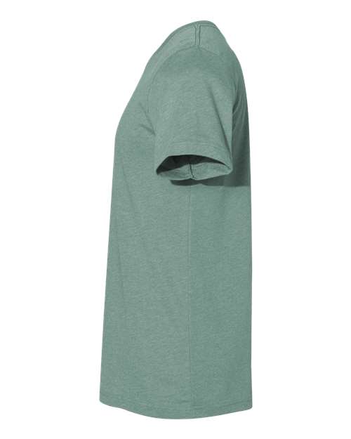 BELLA + CANVAS 3001CVC - CVC Jersey Tee - Heather Dusty Blue