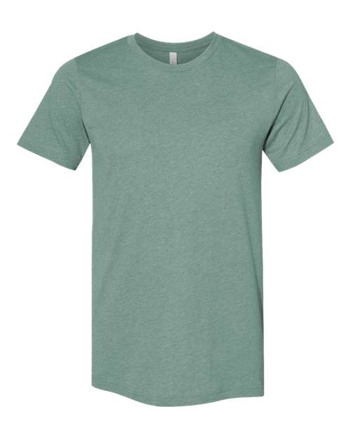 BELLA + CANVAS 3001CVC - CVC Jersey Tee - Heather Dusty Blue