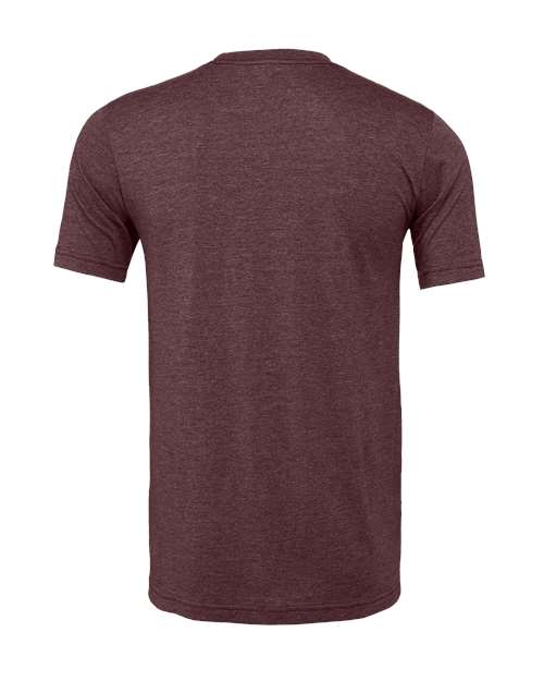 BELLA + CANVAS 3001CVC - CVC Jersey Tee - Heather Maroon
