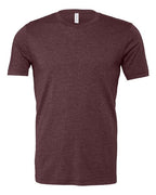 BELLA + CANVAS 3001CVC - CVC Jersey Tee - Heather Maroon