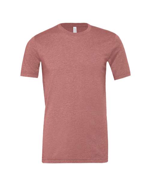 BELLA + CANVAS 3001CVC - CVC Jersey Tee - Heather Mauve