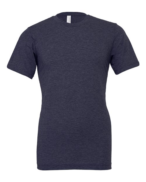 BELLA + CANVAS 3001CVC - CVC Jersey Tee - Heather Midnight Navy