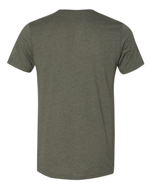 BELLA + CANVAS 3001CVC - CVC Jersey Tee - Heather Military Green