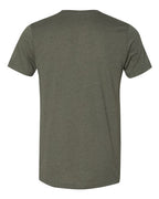 BELLA + CANVAS 3001CVC - CVC Jersey Tee - Heather Military Green