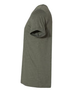 BELLA + CANVAS 3001CVC - CVC Jersey Tee - Heather Military Green