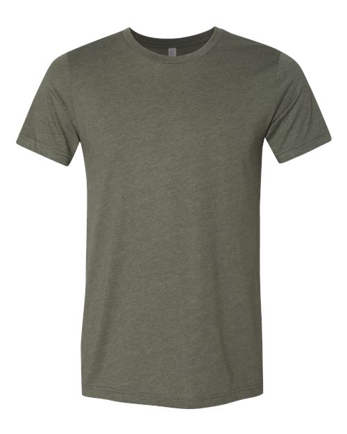 BELLA + CANVAS 3001CVC - CVC Jersey Tee - Heather Military Green