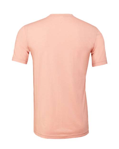 BELLA + CANVAS 3001CVC - CVC Jersey Tee - Heather Peach