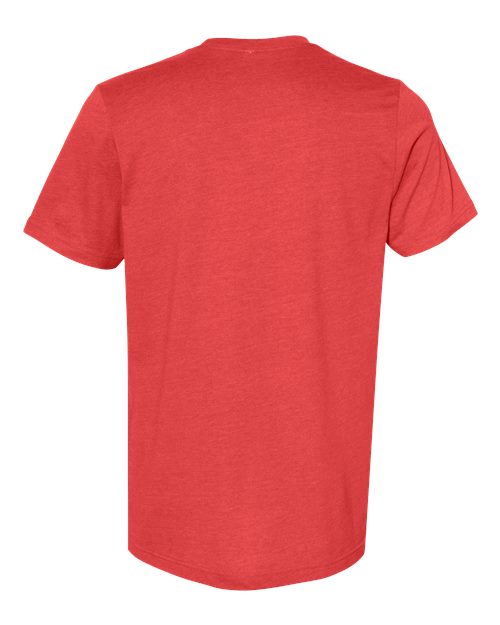 BELLA + CANVAS 3001CVC - CVC Jersey Tee - Heather Red
