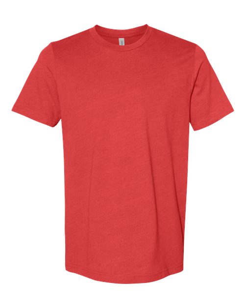 BELLA + CANVAS 3001CVC - CVC Jersey Tee - Heather Red