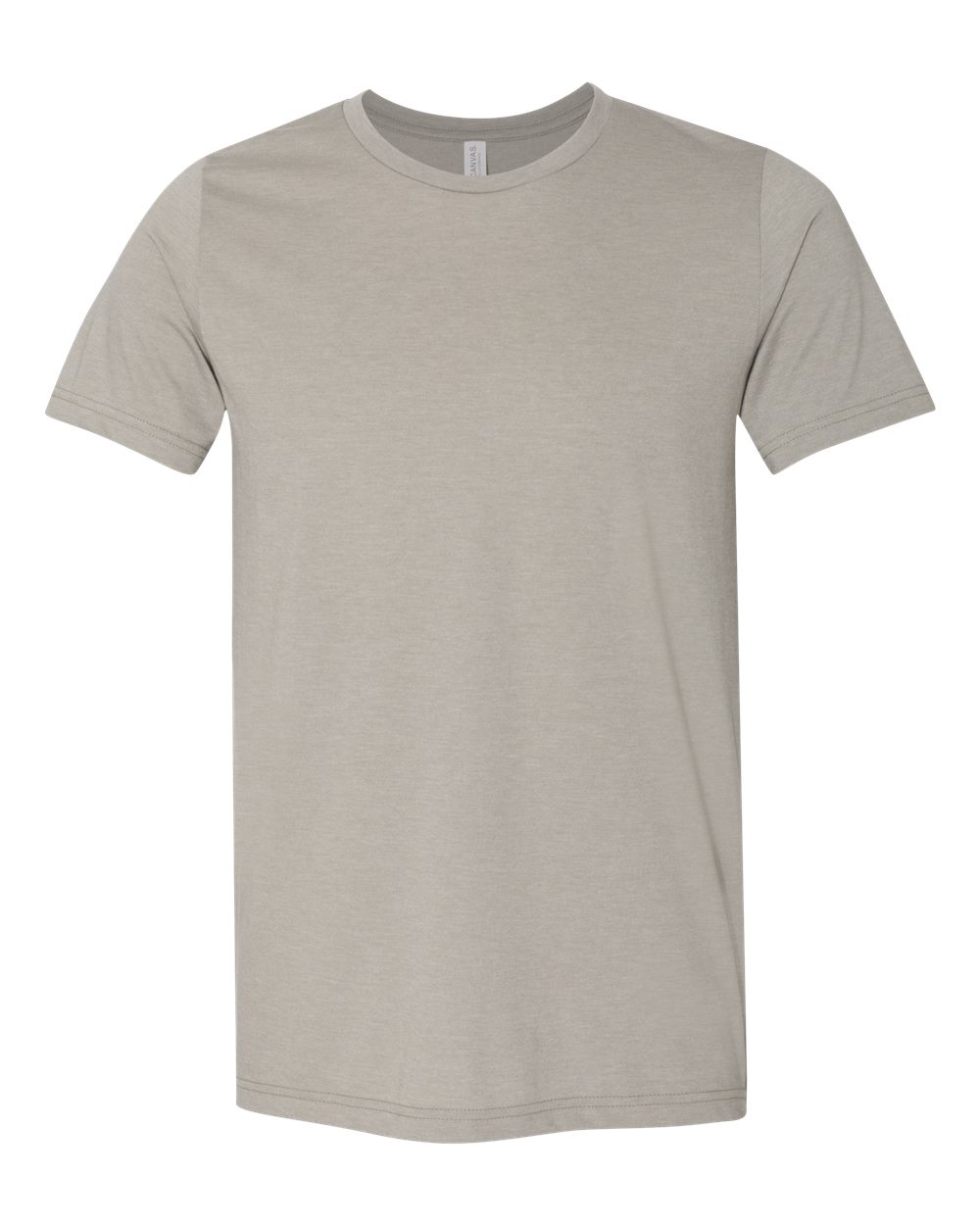BELLA + CANVAS 3001CVC - CVC Jersey Tee - Heather Stone