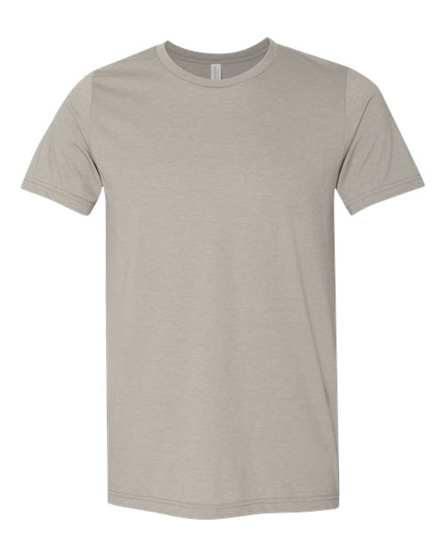 BELLA + CANVAS 3001CVC - CVC Jersey Tee - Heather Stone