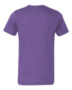 BELLA + CANVAS 3001CVC - CVC Jersey Tee - Heather Team Purple